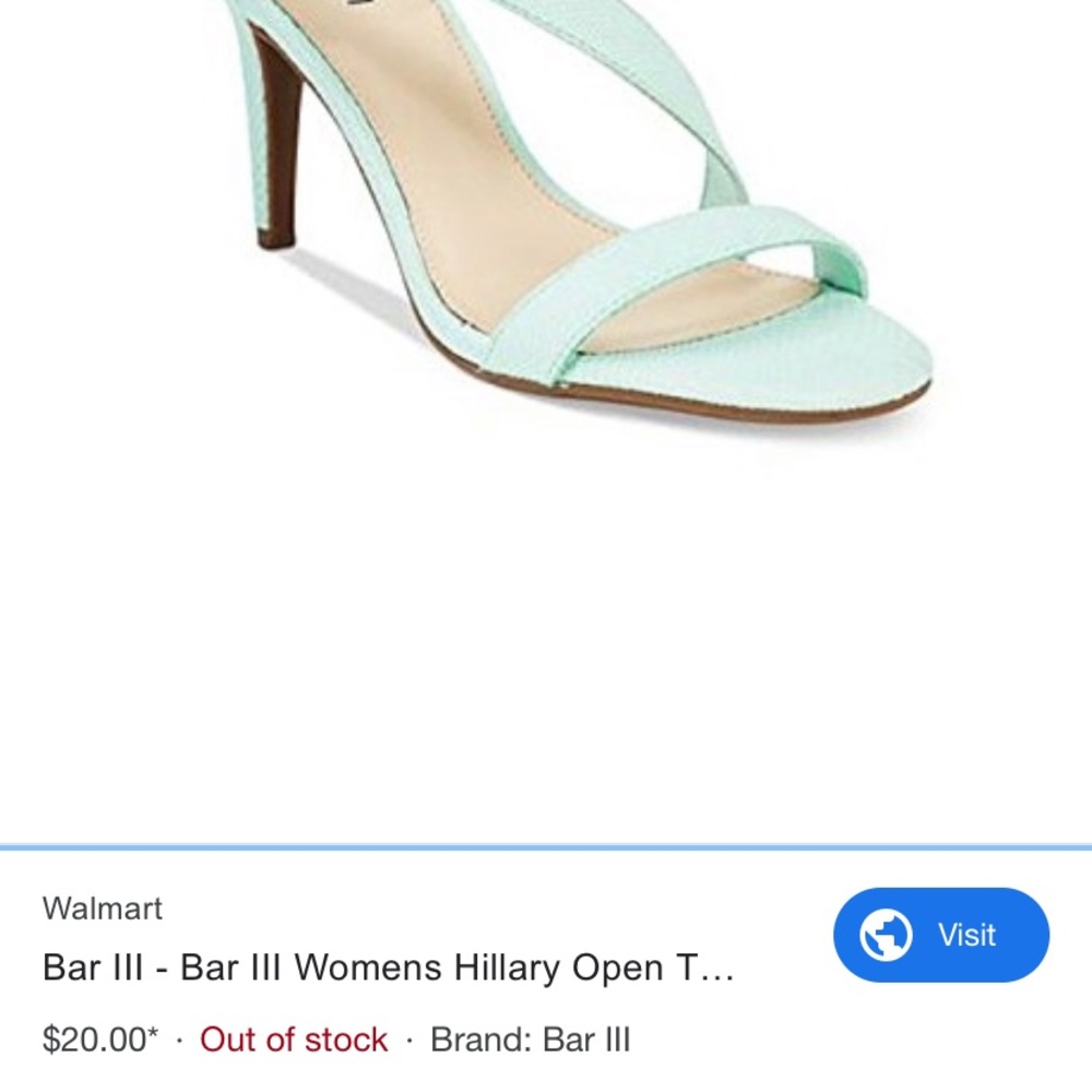 Brand new bar 111 Tiffany blue high heels